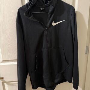 Nike Men's Black Full-Zip Hoodie